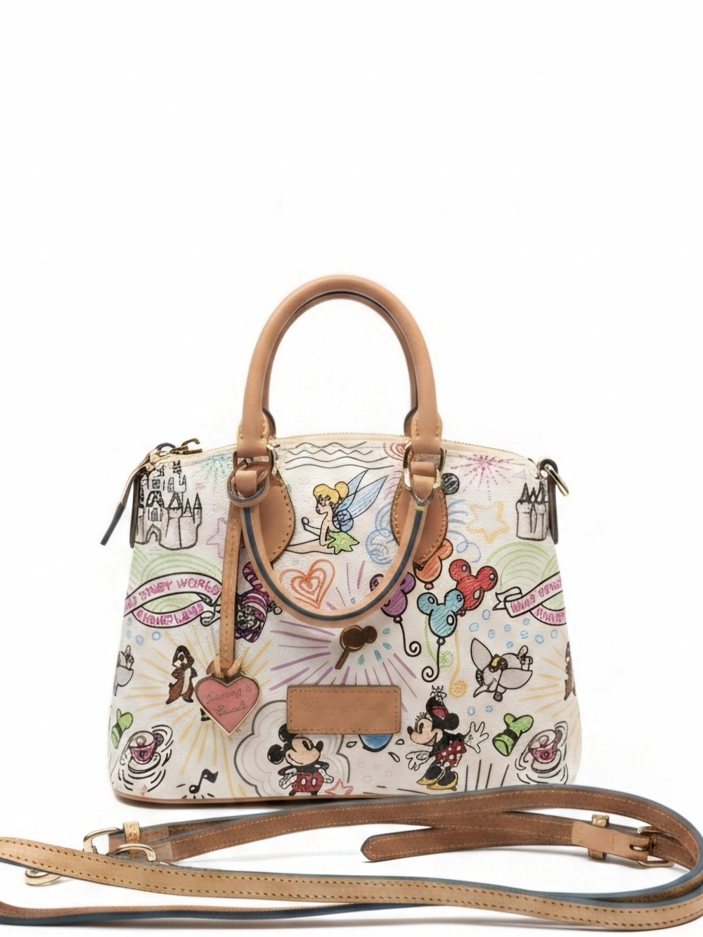 Dooney & Bourke Disney Sketch Crossbody Satchel Bag